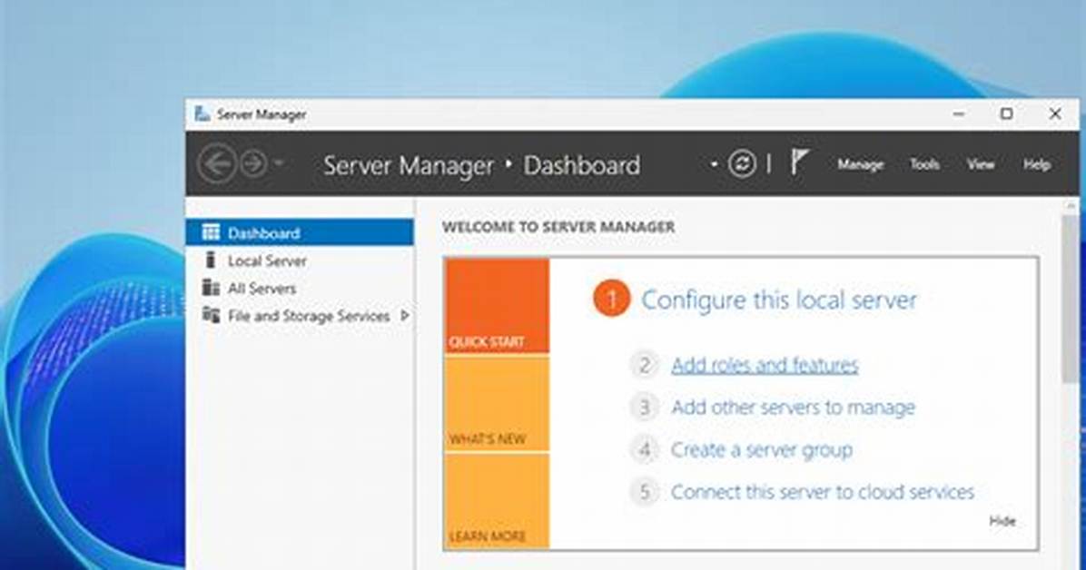 How Do I Connect to Server Manager Remotely