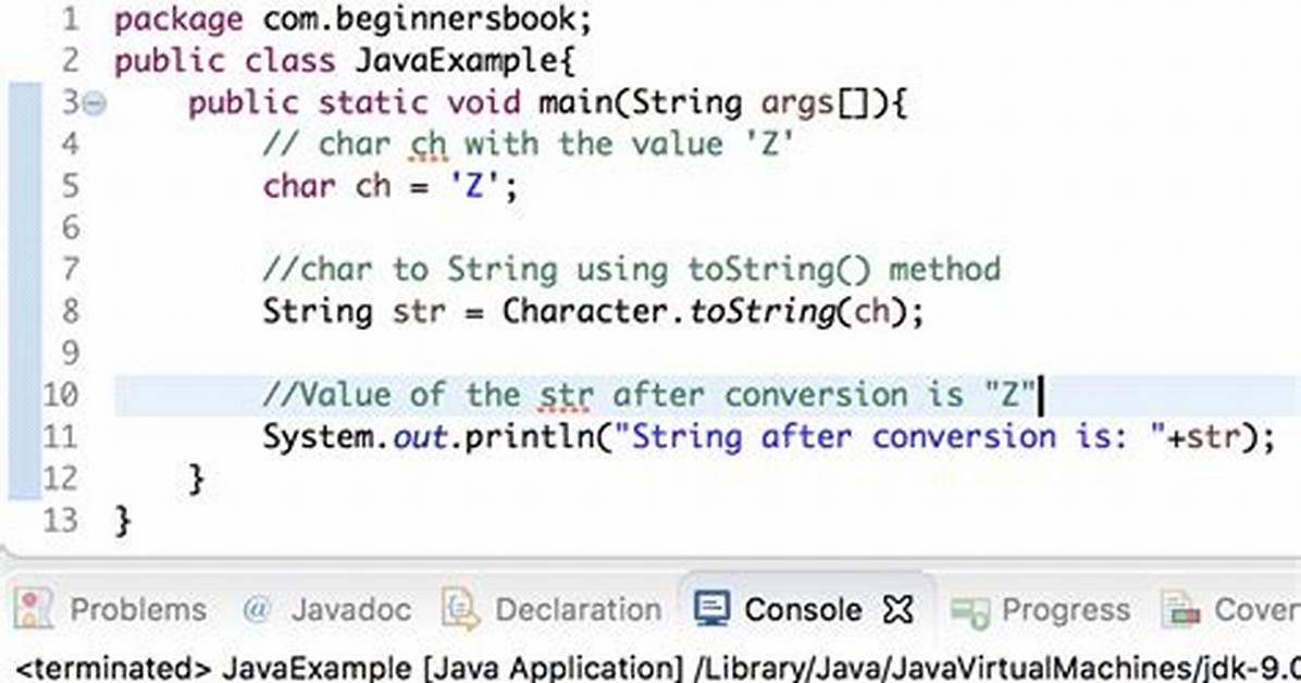 How Do I Convert a Single Char to a String?