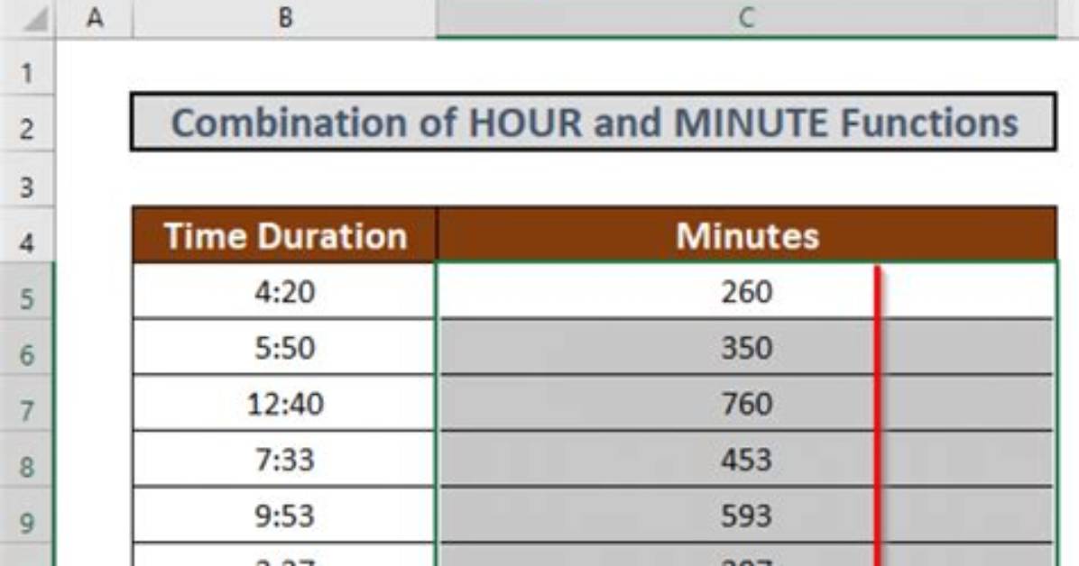 How Do I Convert Minutes in Excel?