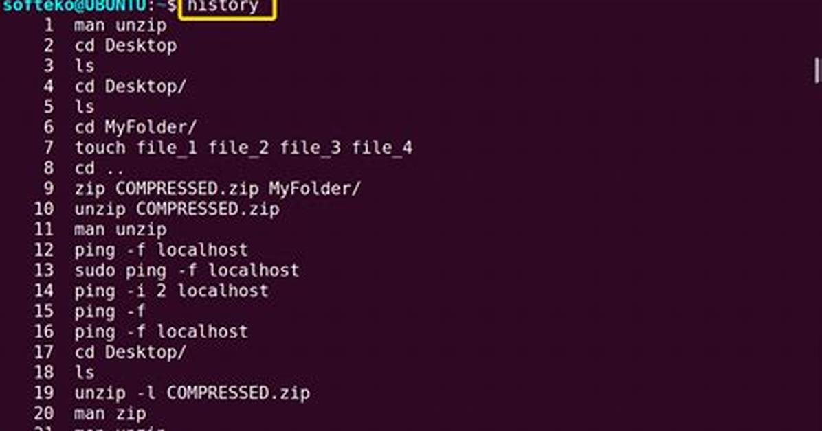 How Do I Copy Linux Command History?