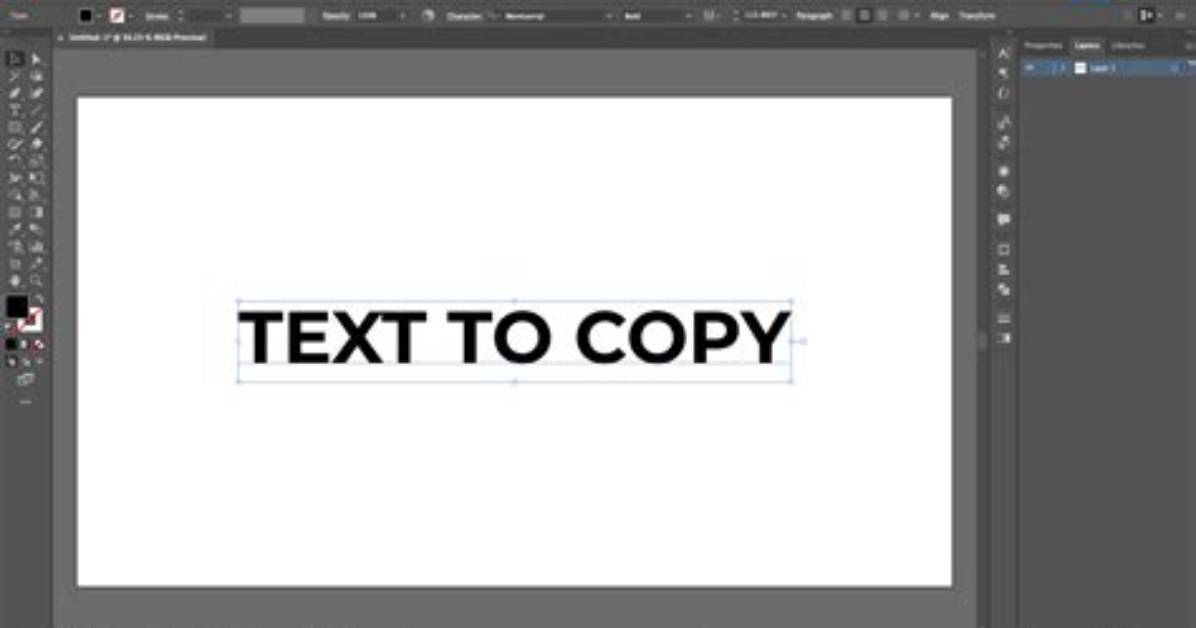 How Do I Copy Text from Illustrator to Photoshop?