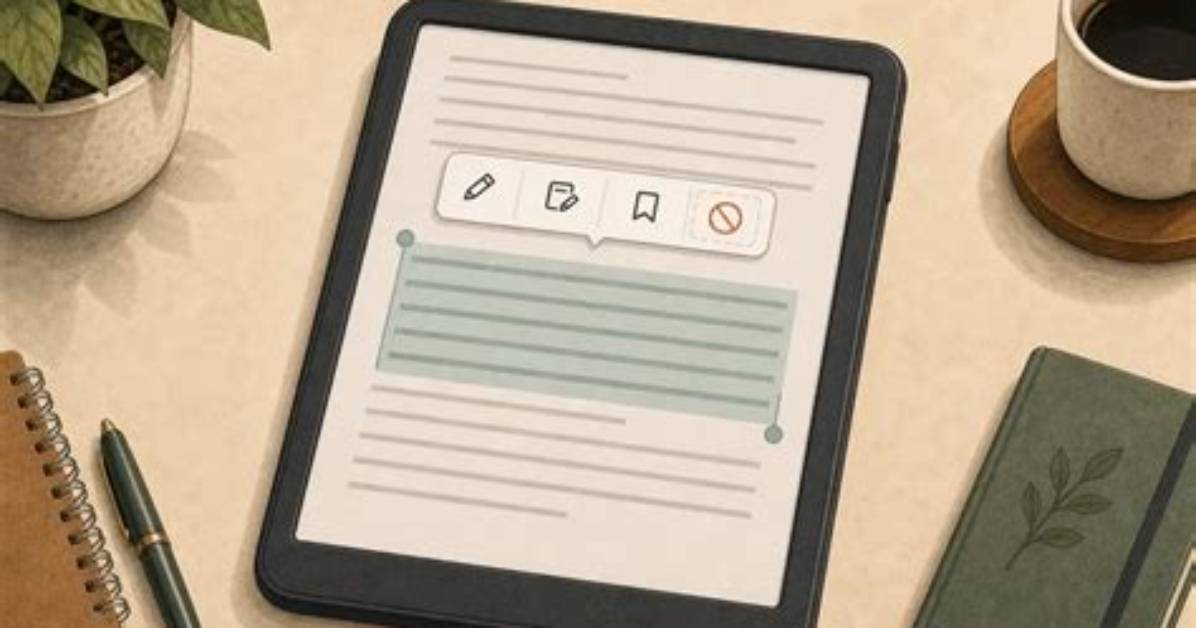 How Do I Copy Text from Kindle Reader?