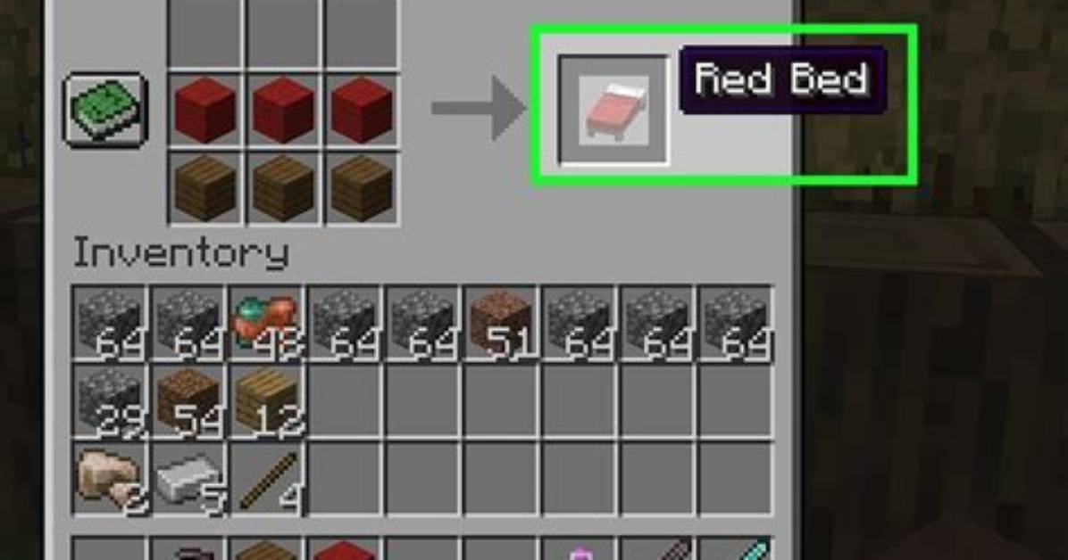 How Do I Craft a Bed in Minecraft