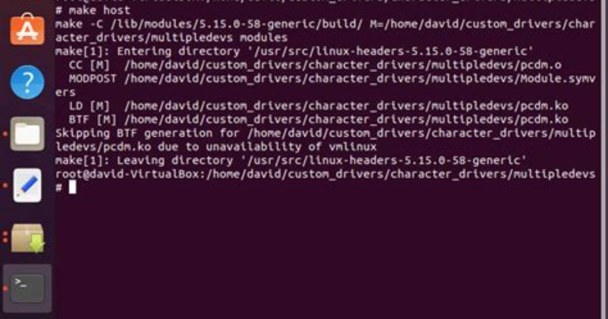 How Do I Create a Character Device in Linux?