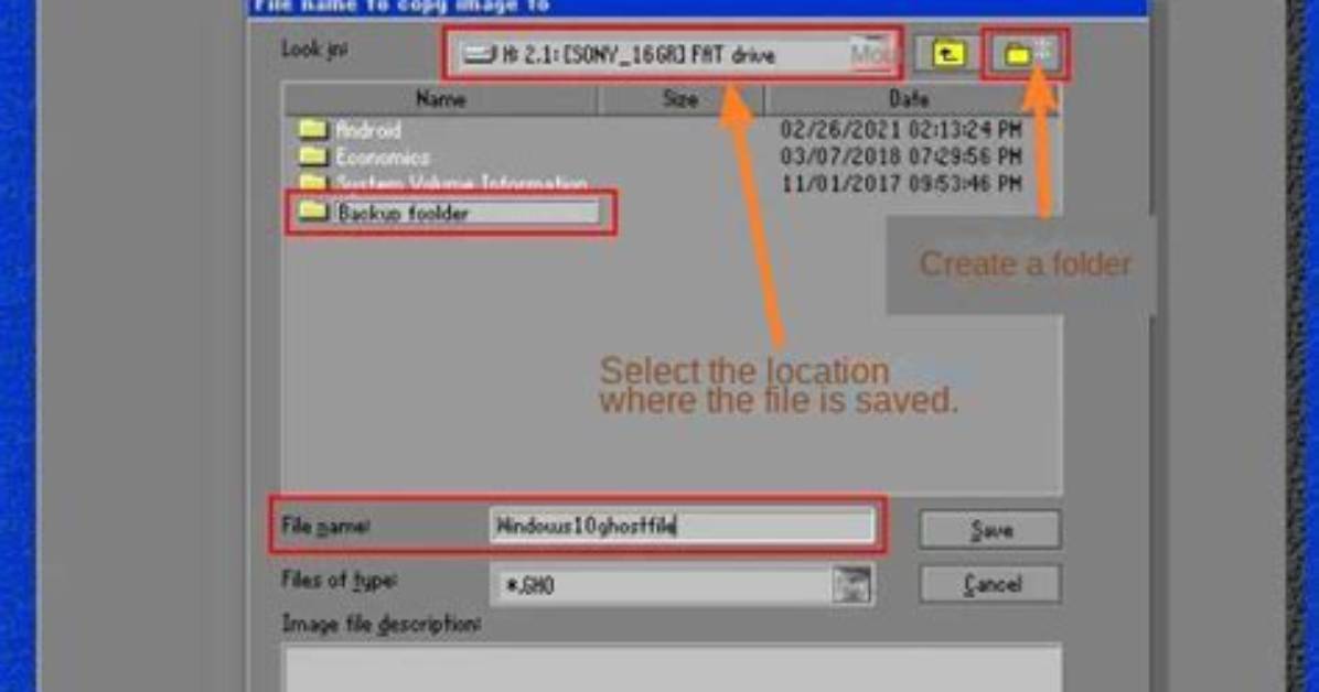 How Do I Create a Ghost File in Windows 10?