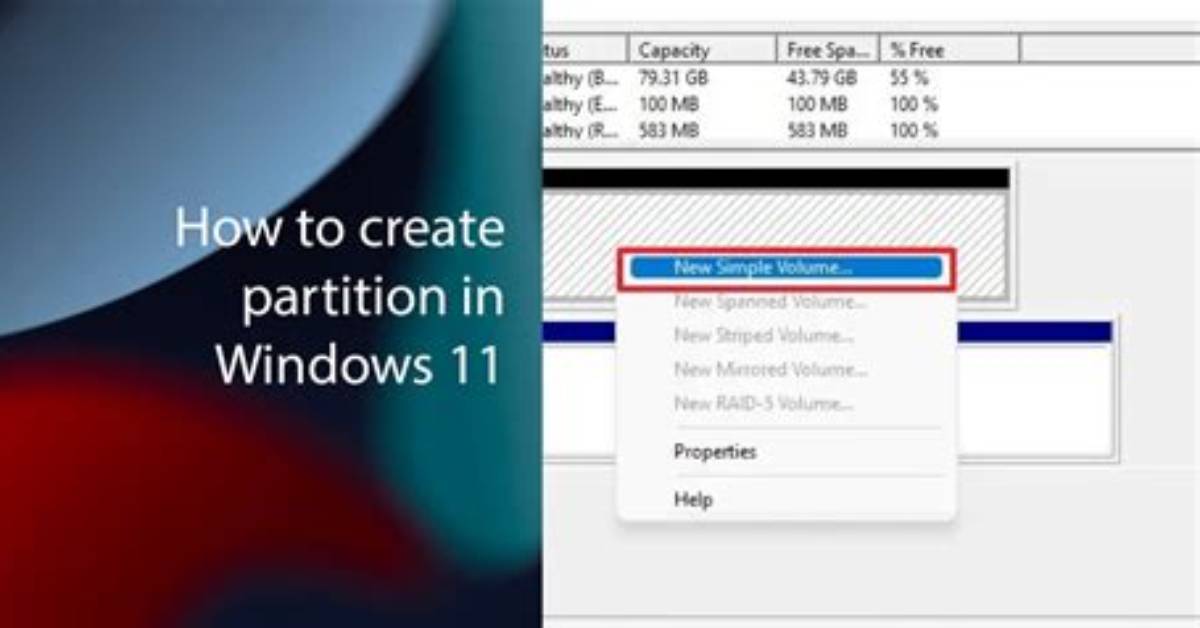 How Do I Create a Windows Partition in Linux?