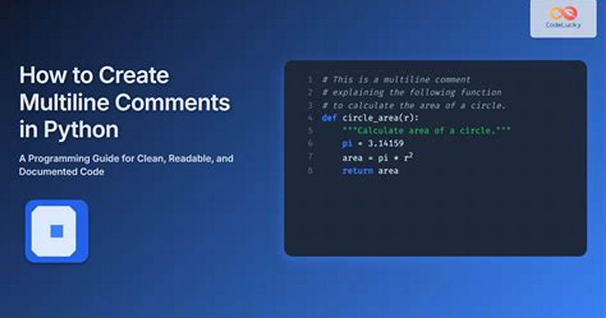 How Do I Create Multiline Comments in Python?