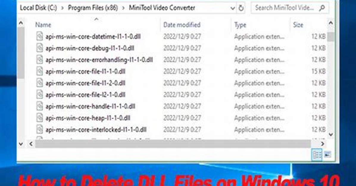 How Do I Delete a Dll in Windows 7?