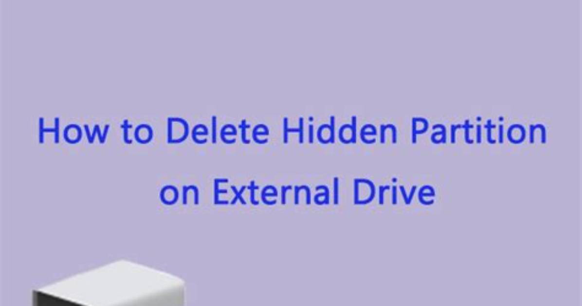 How Do I Delete a Hidden Partition in Windows 10?
