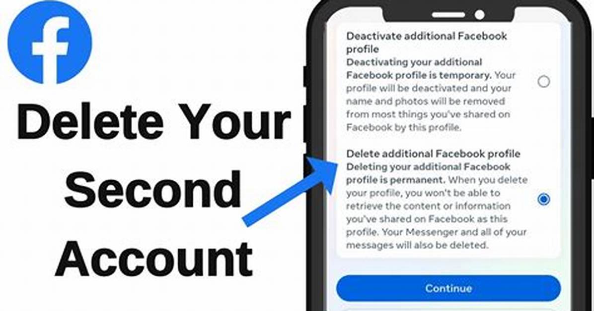 How Do I Delete a Second Account on Facebook?