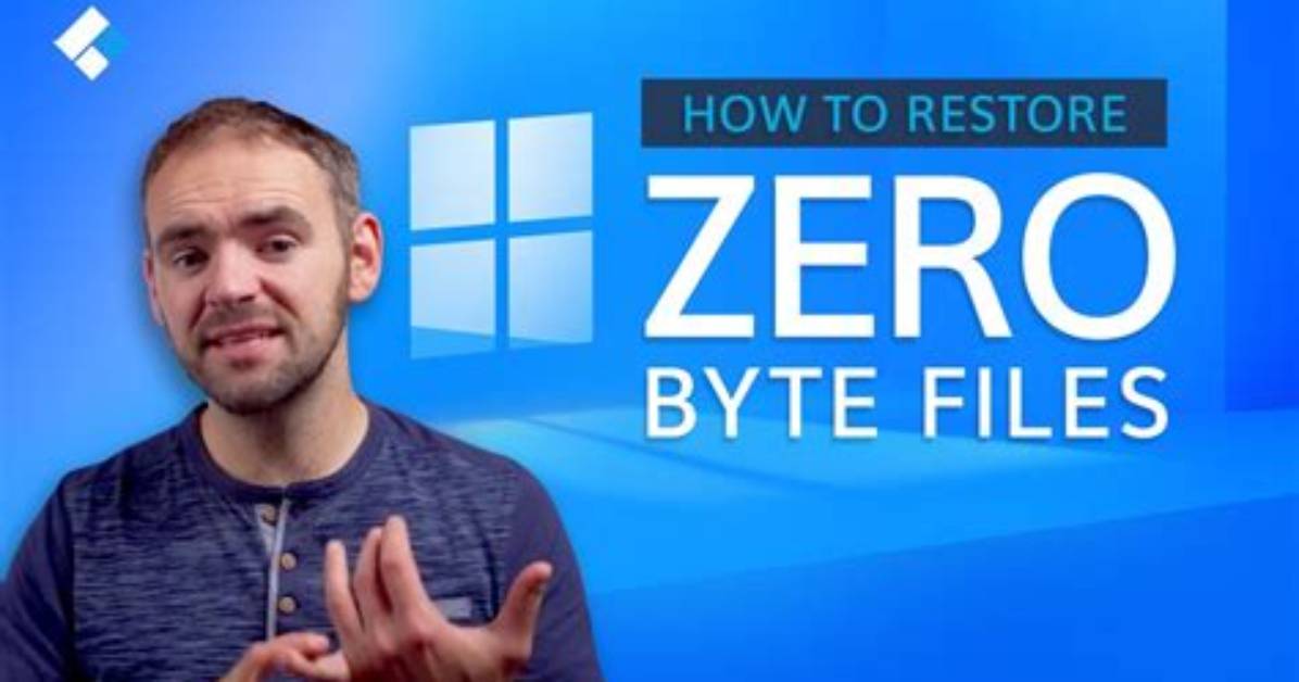 How Do I Delete a Zero Byte in Unix?