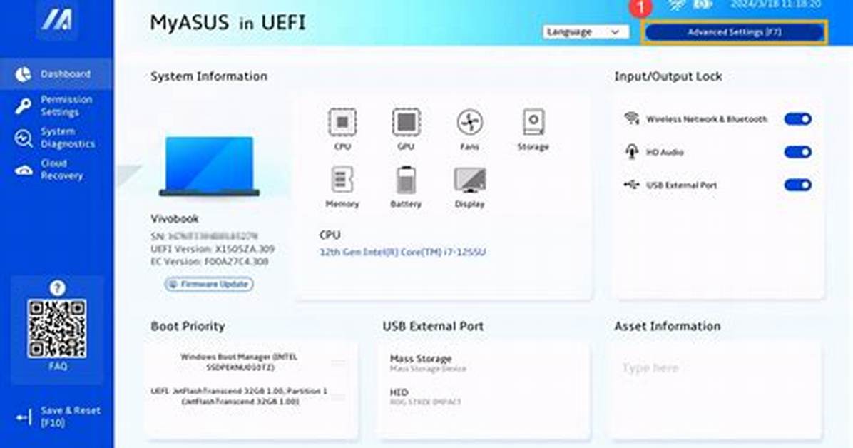 How Do I Disable Asus Bios Update?