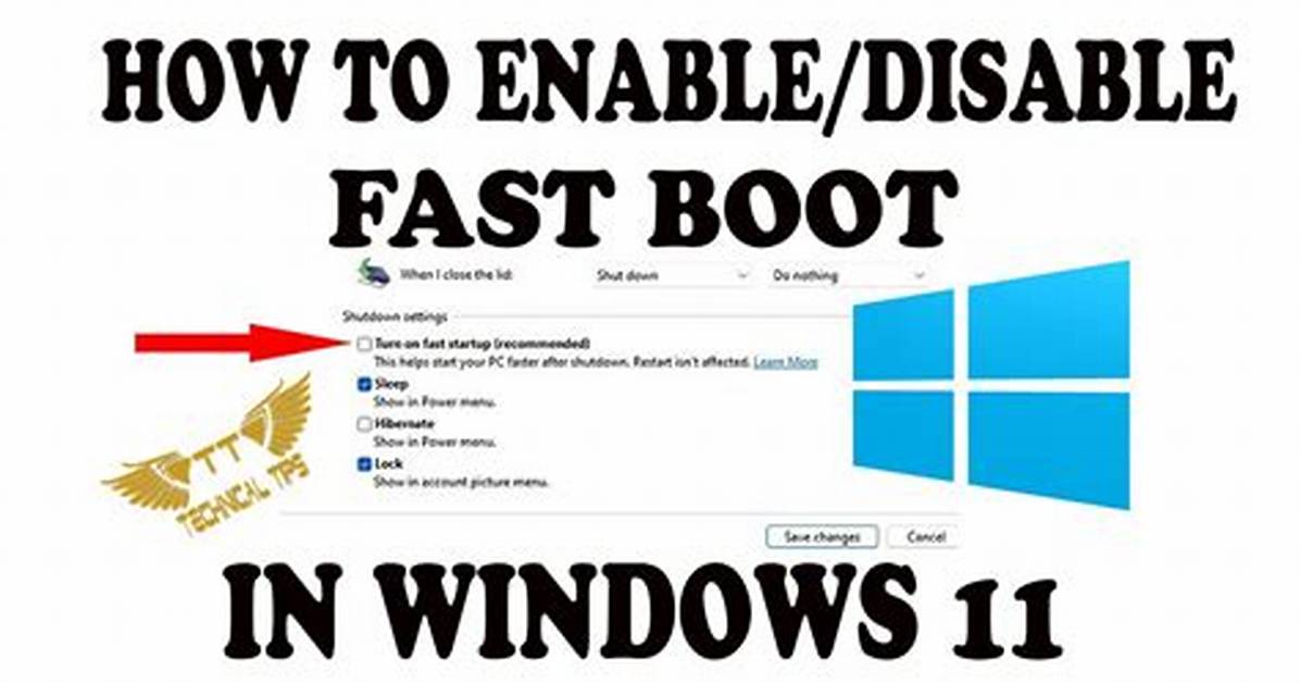 How Do I Disable Fast Boot in Bios?
