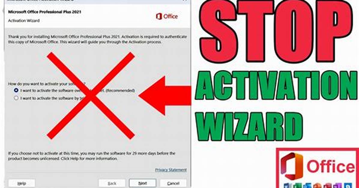 How Do I Disable Microsoft Office Activation Wizard in Windows 10?