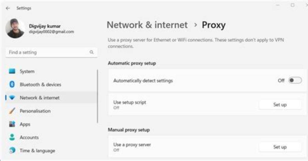 How Do I Disable My Proxy