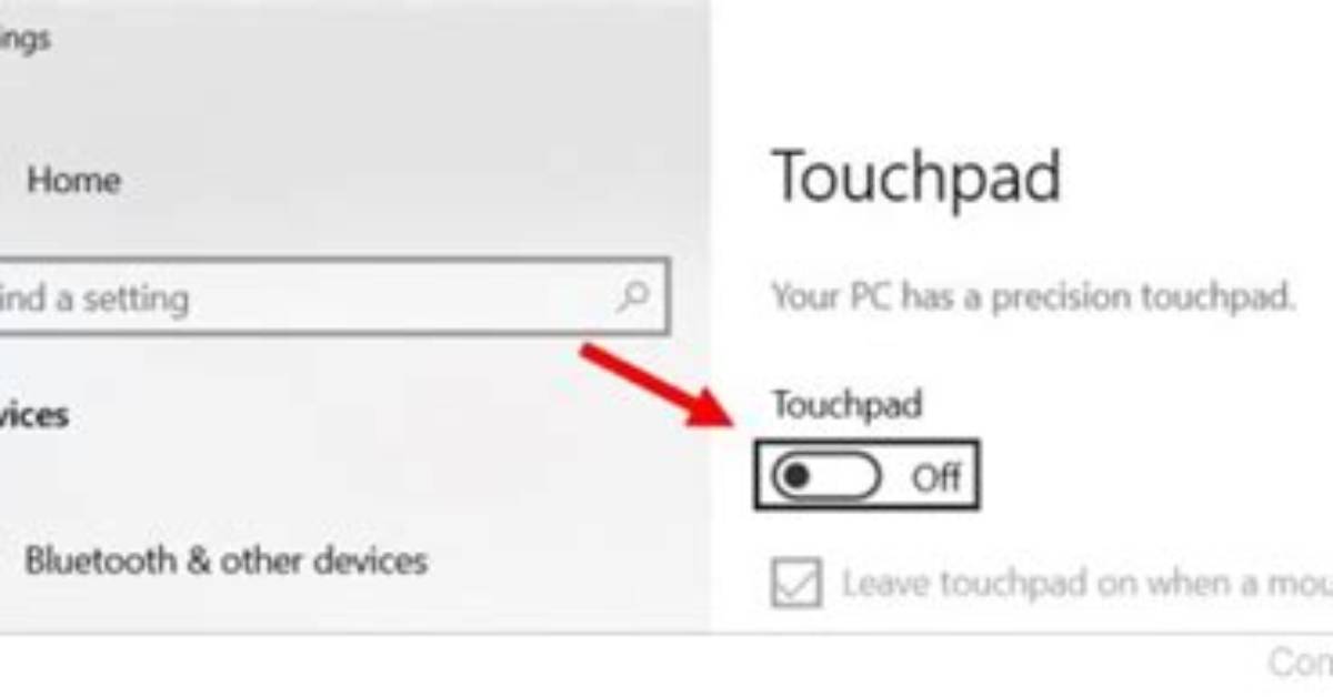 How Do I Disable My Touchpad in Windows 7?