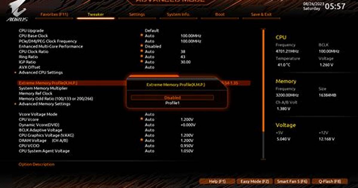 How Do I Disable Overclocking in Bios?
