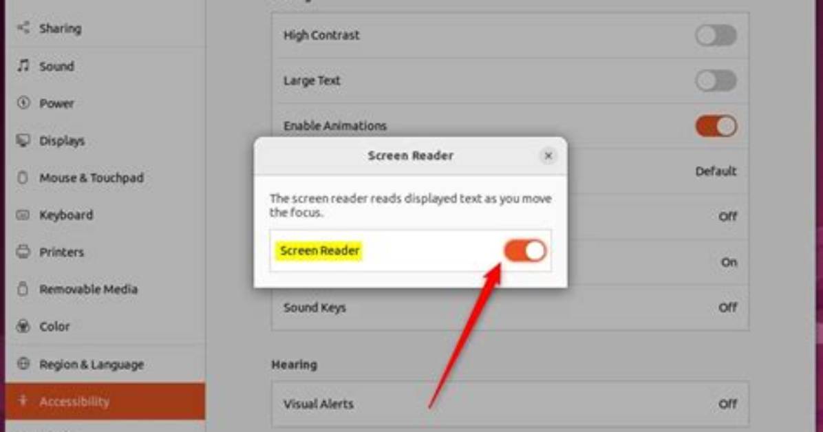 How Do I Disable Screen Reader in Linux Mint?