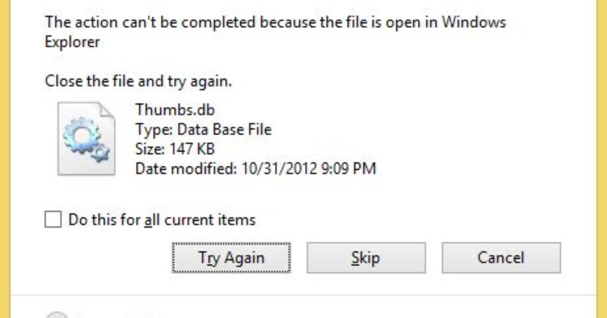 How Do I Disable Thumbs Db in Windows 10?
