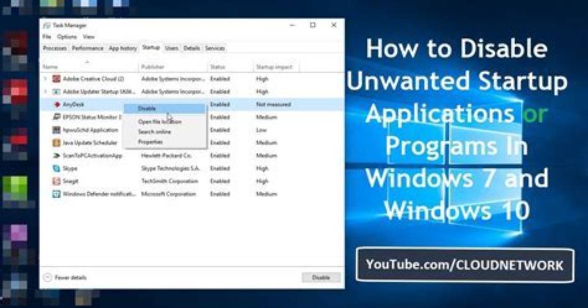 How Do I Disable Unwanted Programs in Windows 10?