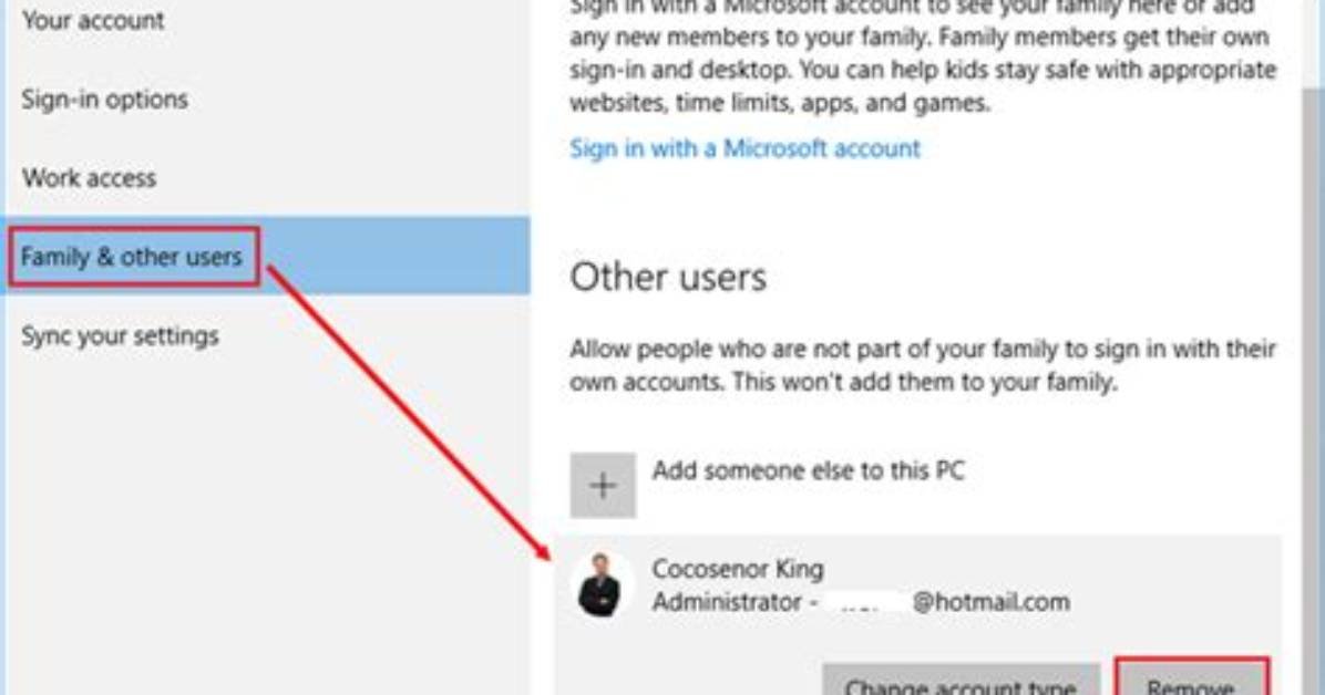 How Do I Disassociate a Microsoft Account from Windows 10?