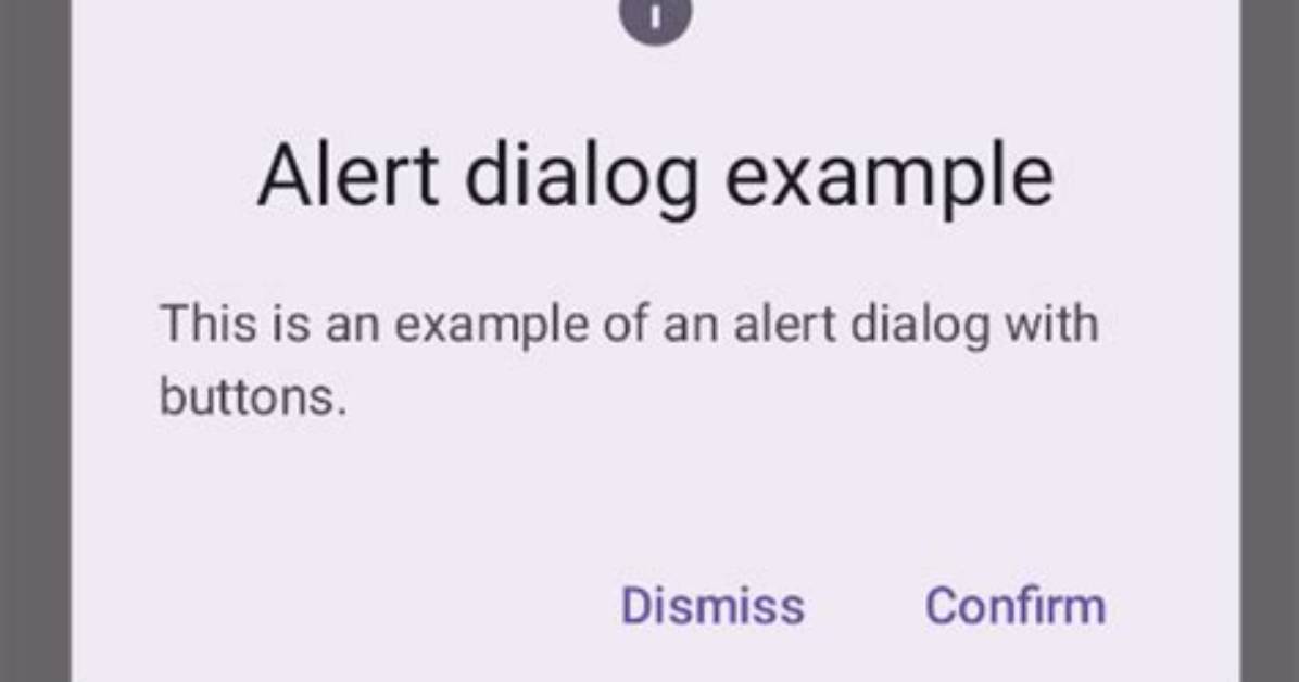 How Do I Display an Alert Dialog on Android?