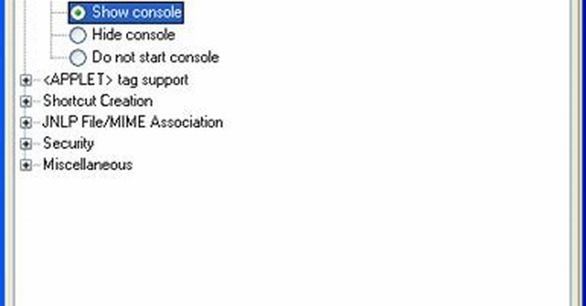 How Do I Display the Java Console?