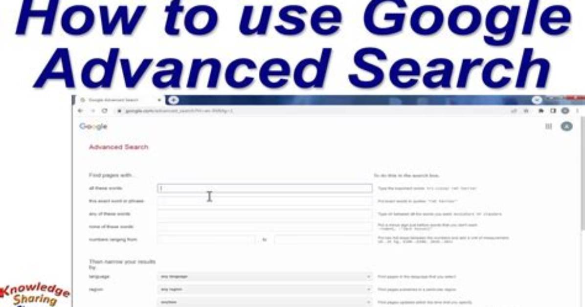 How Do I Do an Advanced Search in Windows 7?