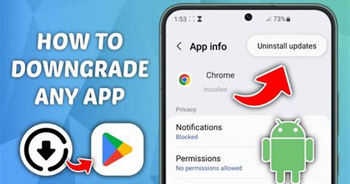 How Do I Downgrade Apps on Android?