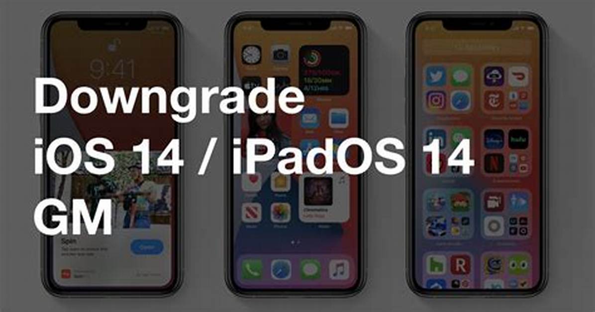 How Do I Downgrade from iOS 14 to 13 Without a Computer?
