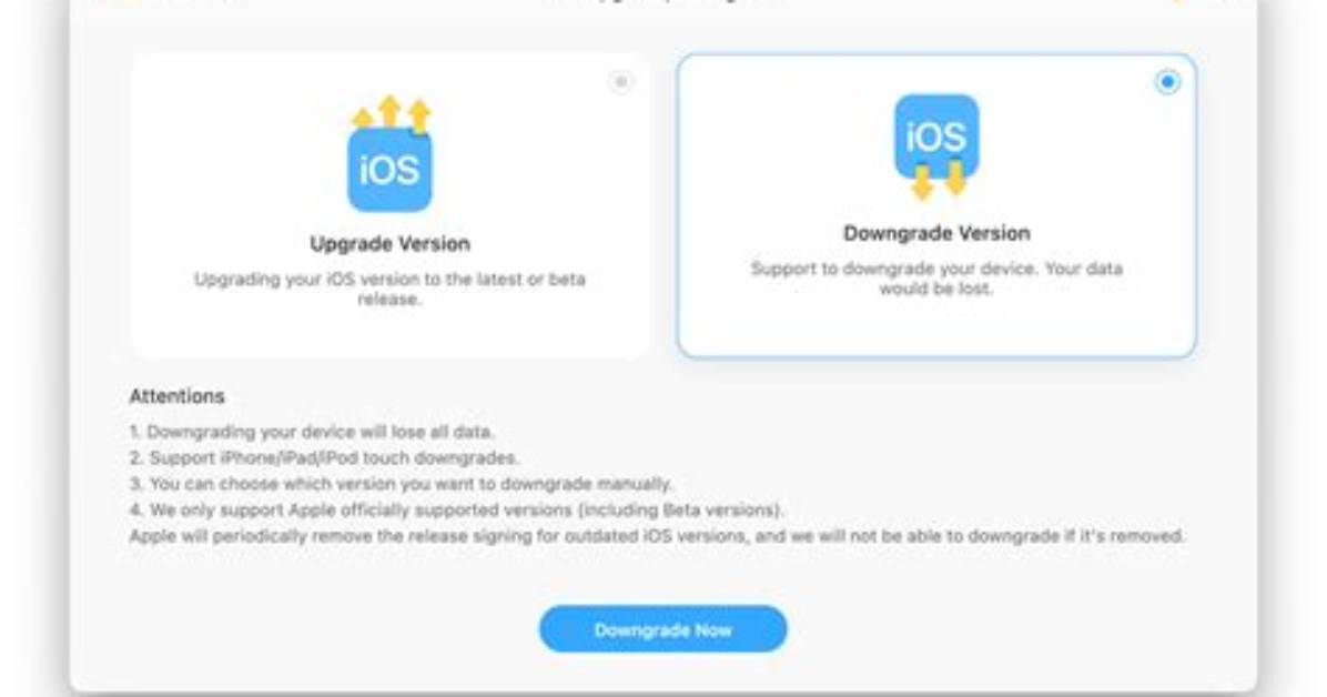 How Do I Downgrade iOS on Windows?