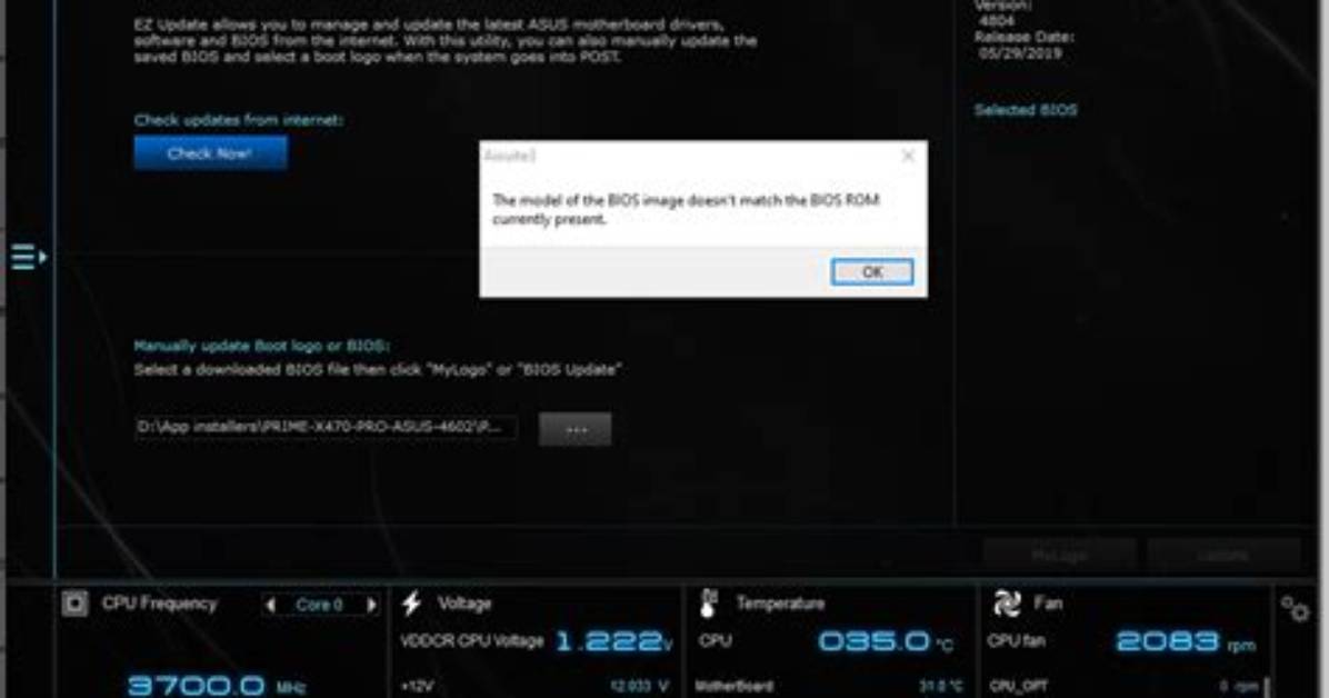 How Do I Downgrade My Bios?