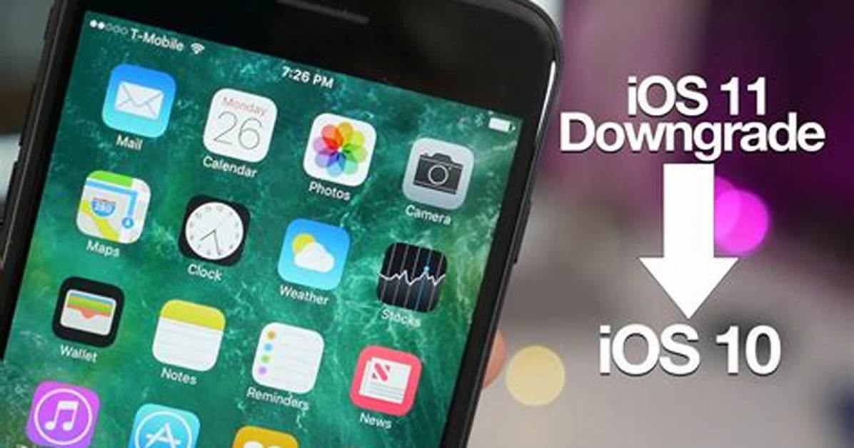 How Do I Downgrade to iOS 11?