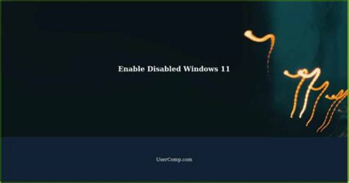 How Do I Enable a Disabled Windows Update?