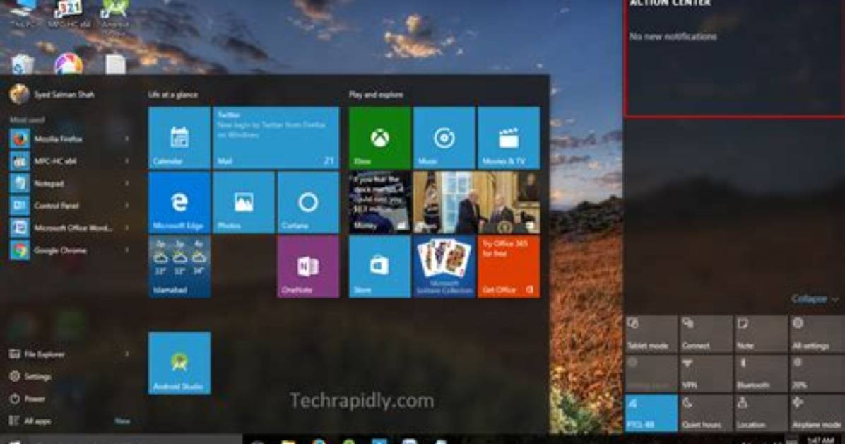 How Do I Enable Action Center in Windows 10?