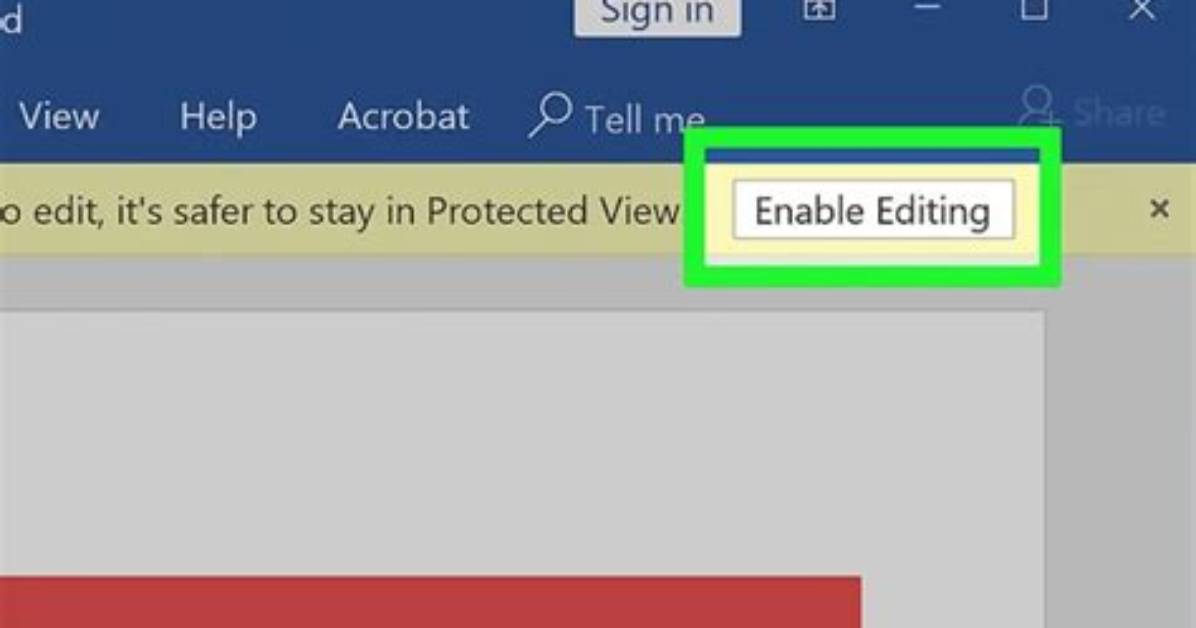 How Do I Enable Editing in Word for Android?