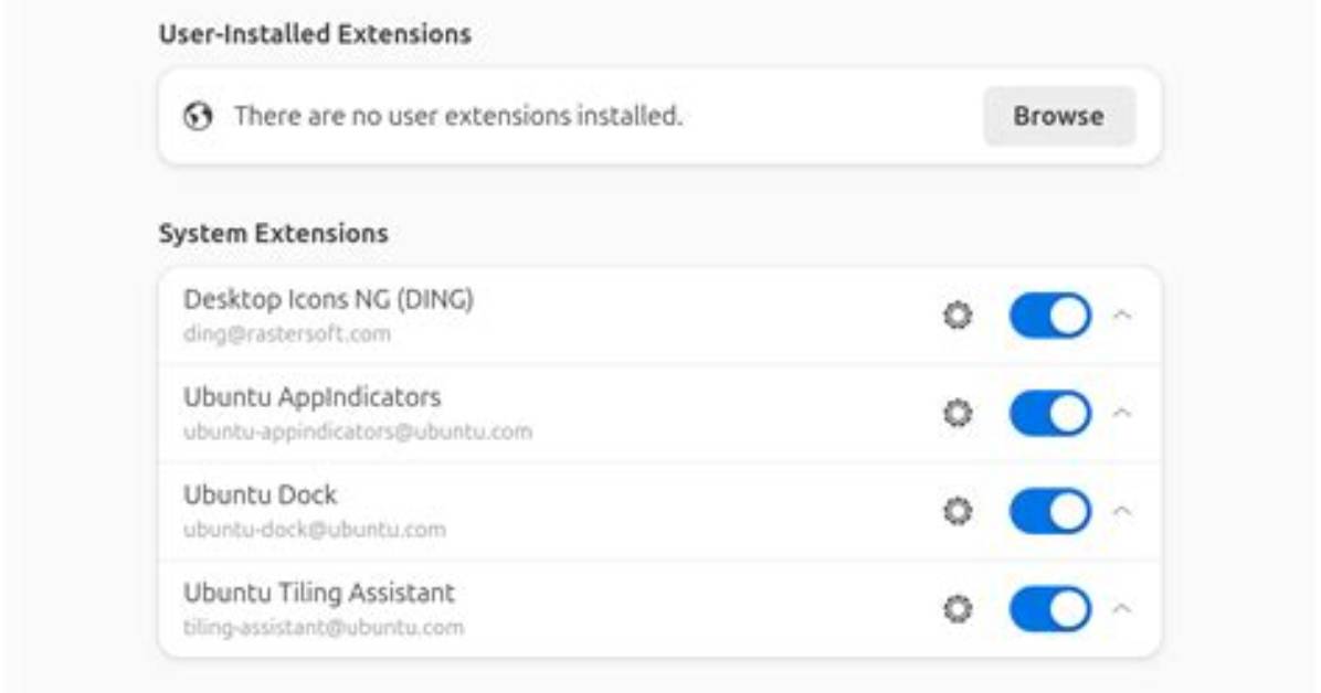 How Do I Enable Extensions in Ubuntu?