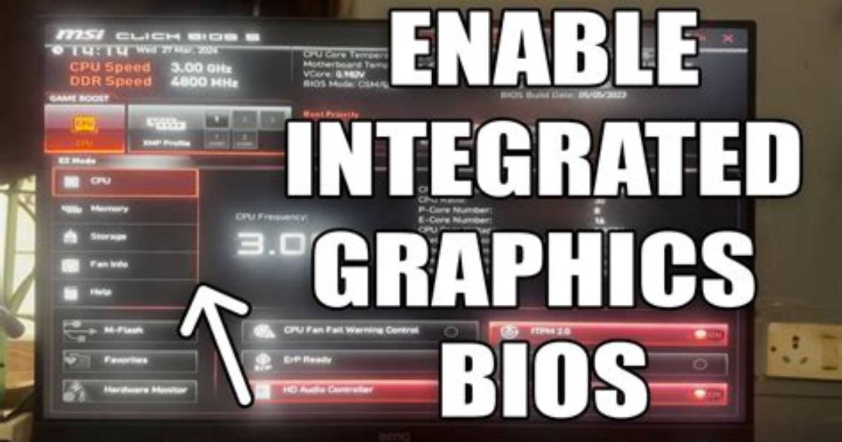 How Do I Enable Integrated Graphics on My Asus Bios?