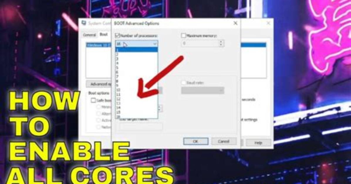 How Do I Enable Multiple Cores in Windows 10?