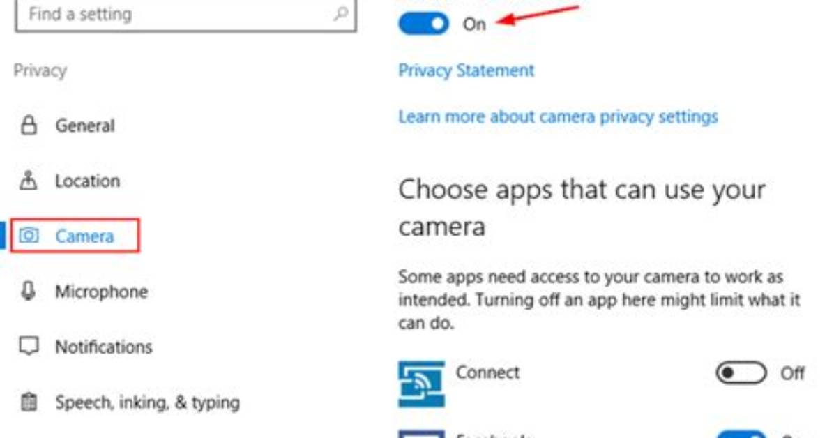 How Do I Enable My Camera on Windows 10?