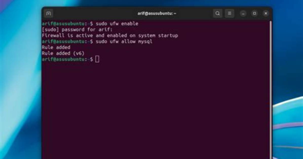 How Do I Enable Mysql on Ubuntu?