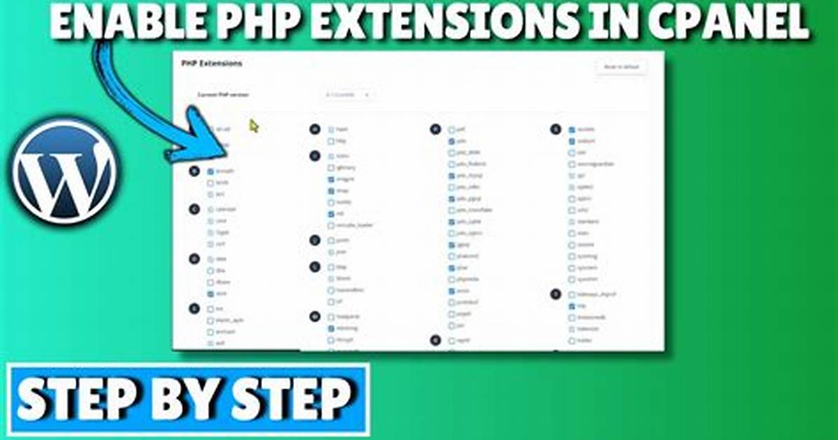 How Do I Enable Php Extensions in Linux?