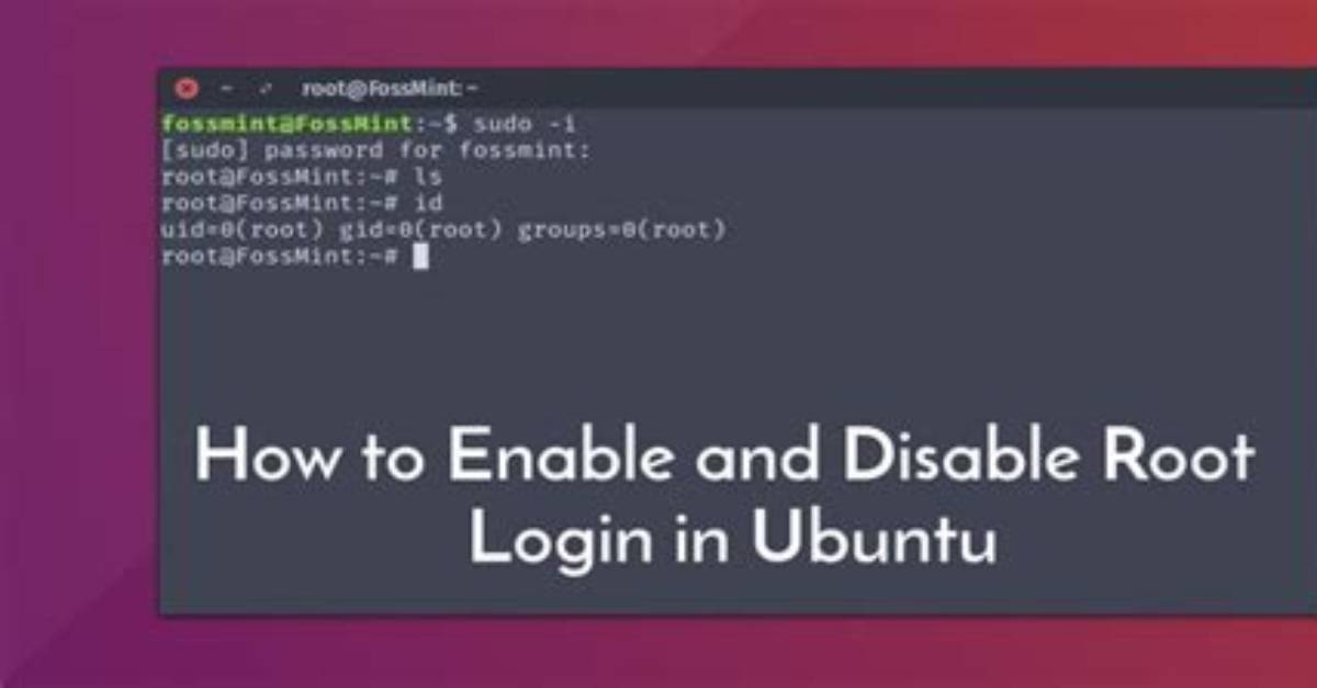 How Do I Enable Root Login in Linux?