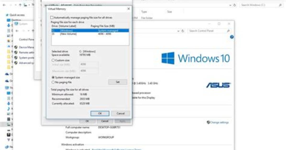 How Do I Enable Swap Files in Windows 10?