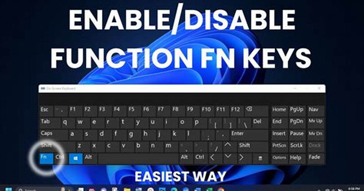 How Do I Enable the Fn Key in Windows 10?