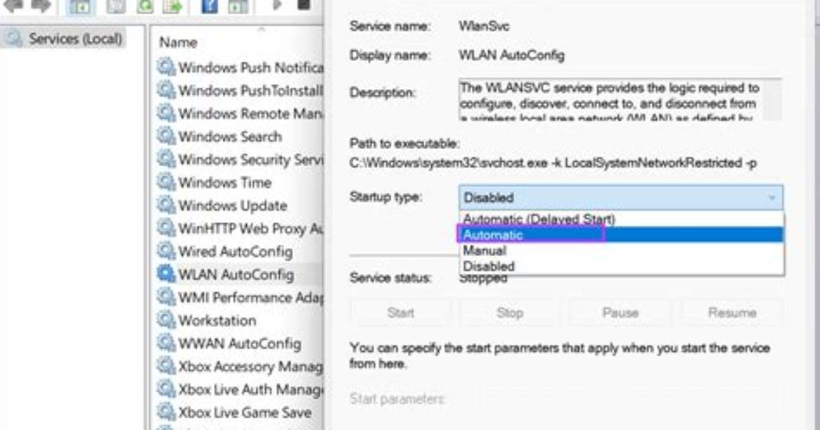 How Do I Enable Wireless Autoconfig in Windows 7?