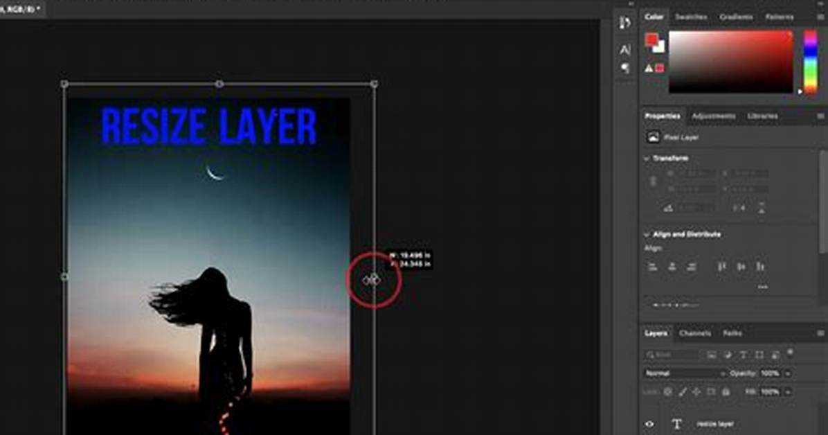 How Do I Enlarge a Layer in Gimp?