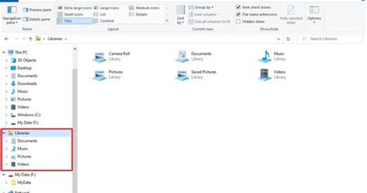 How Do I Find Libraries in Windows 10?