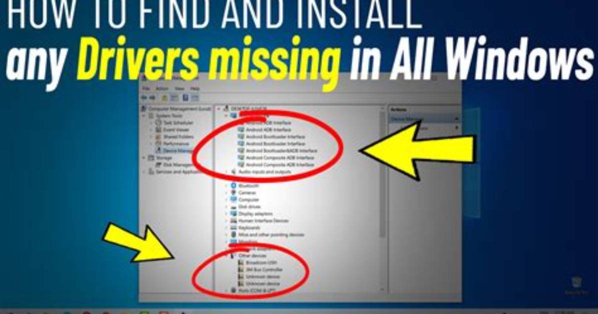 How Do I Find Missing Drivers in Windows 10?