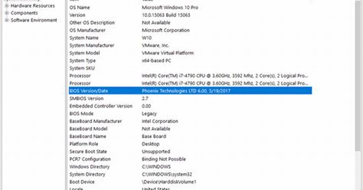 How Do I Find My Current Bios Version?